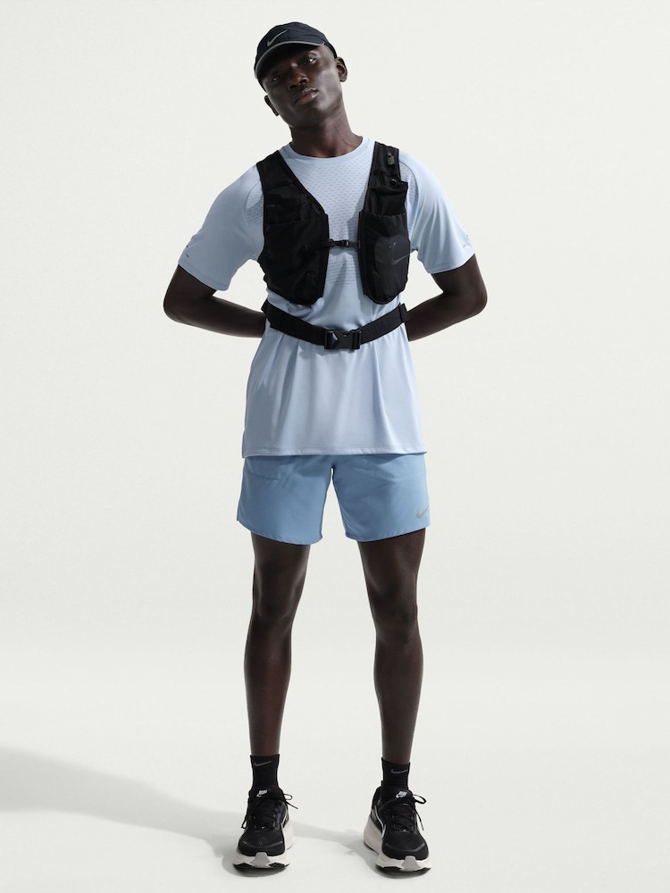 Nike Work Blue Dri-FIT Stride 7 Inch Brief Lined Running Shorts - Image 1 of 6