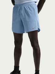 Nike Work Blue Dri-FIT Stride 7 Inch Brief Lined Running Shorts - Image 3 of 6