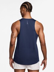 Nike Midnight Navy Stride Dri-FIT ADV Running Vest - Image 2 of 4