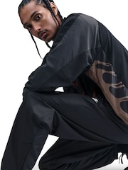 Nike Black Windrunner Lined Joggers - Image 10 of 10