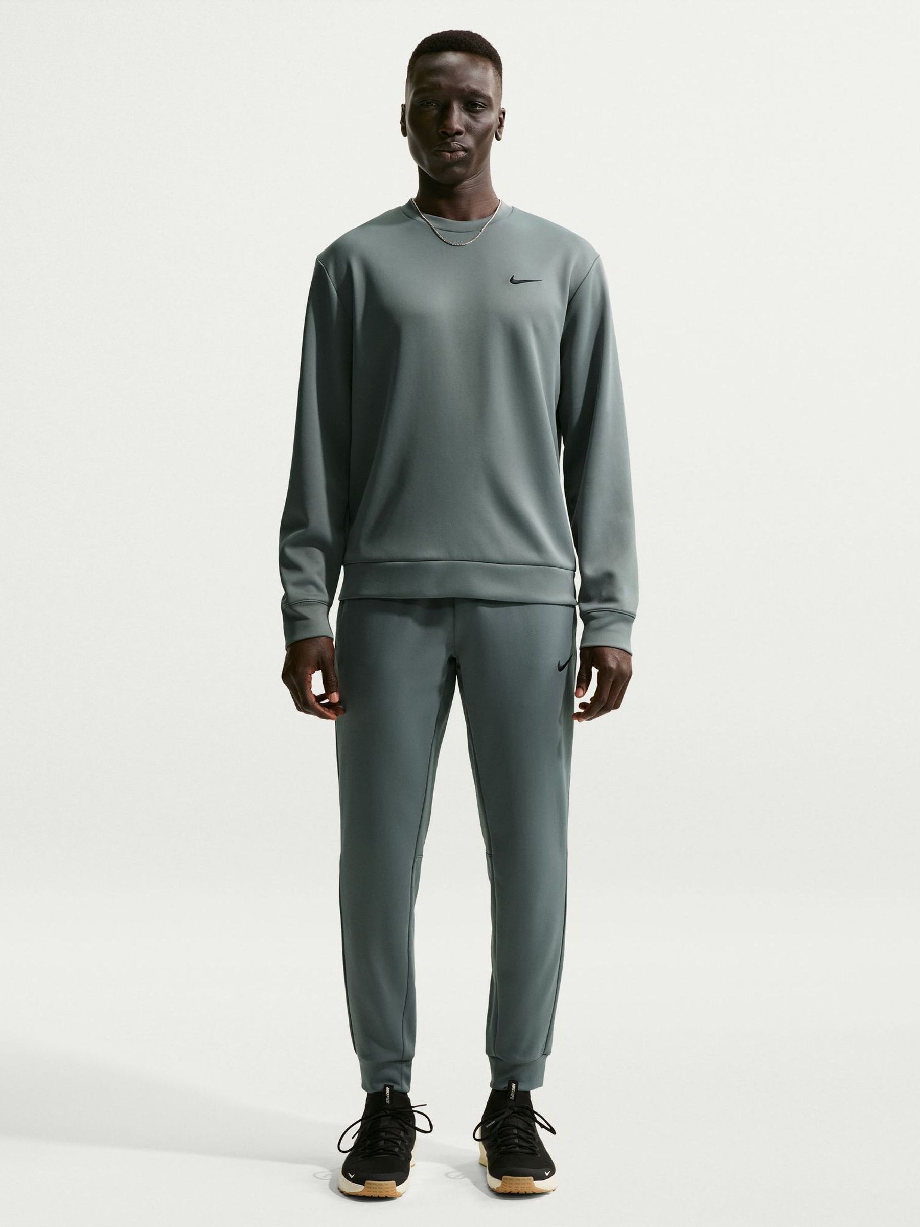 mens grey nike dri fit tracksuit