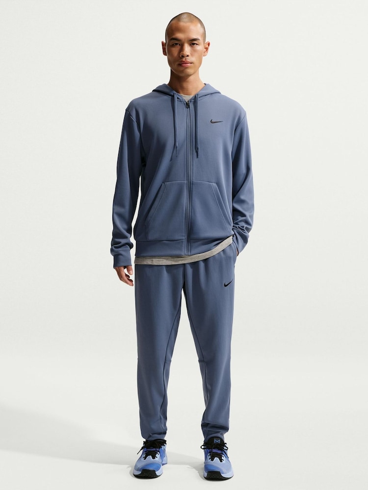 Nike Diffused Blue Hyverse Dri-FIT Fleece Training Joggers - Image 1 of 6