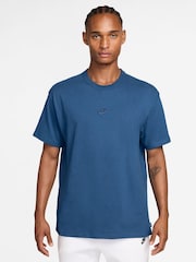 Nike Court Blue Sportswear Premium Essentials T-Shirt - Image 1 of 3