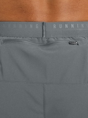 Nike Smoke Grey Dri-FIT Stride 5 Inch Brief Lined Running Shorts - Image 4 of 5