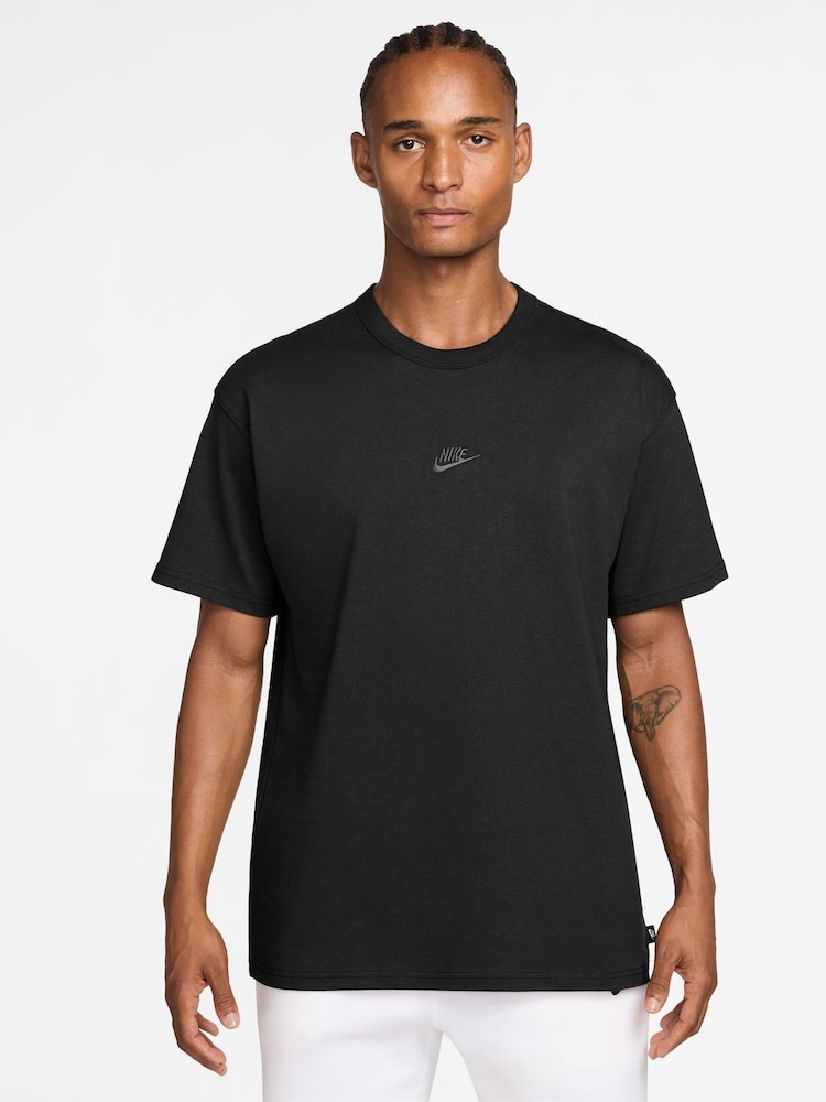 Nike Black Sportswear Premium Essentials T-Shirt - Image 1 of 3 Nike Black Sportswear Premium Essentials T-Shirt - Image 1 of 3