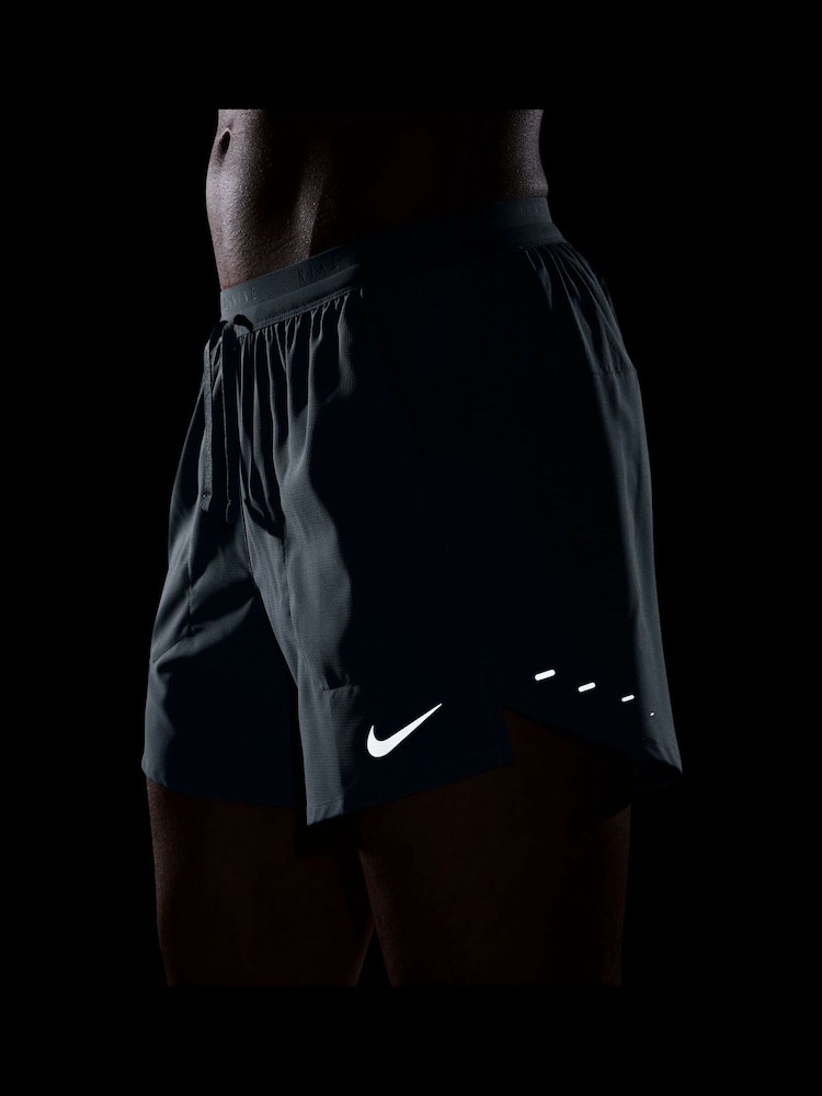 Nike Work Blue Dri-FIT Stride 5 Inch Brief Lined Running Shorts - Image 6 of 6