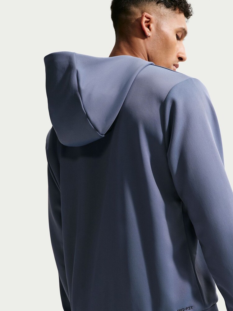 Nike Diffused Blue Dri-FIT Flex Pullover Training Hoodie - Image 5 of 5