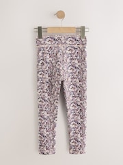 Lila púrpura floral - Leggings deportivos (3-16años) - Imagen 6 de 8