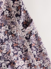 Lila púrpura floral - Leggings deportivos (3-16años) - Imagen 8 de 8