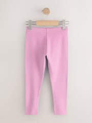 Pink/Floral Leggings 5 Pack (3-16yrs) - Image 7 of 9