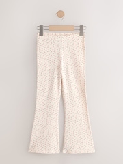 Ditsy Blue/Red 4 Pack Flared Leggings (3-16yrs) - Image 2 of 8