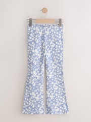 Ditsy Blue/Red 4 Pack Flared Leggings (3-16yrs) - Image 4 of 8