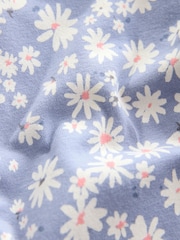 Ditsy Blue/Red 4 Pack Flared Leggings (3-16yrs) - Image 8 of 8