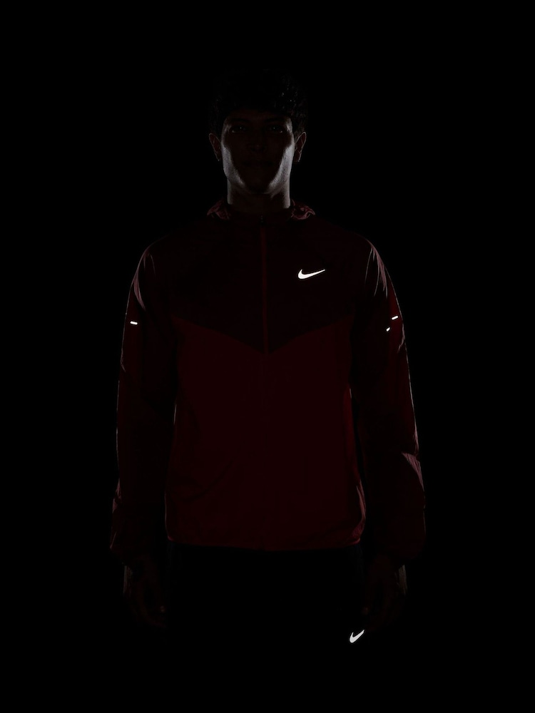 Nike Team Crimson Red Dri-FIT Stride Woven Running Jacket - Image 4 of 4