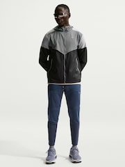 Nike Smoke Grey Black Impossibly Light Windrunner Running Jacket - Image 1 of 7