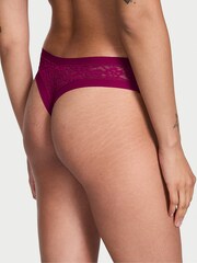 Victoria's Secret Fresh Jam Purple Thong Lacie Knickers - Image 2 of 3