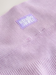 Lilac Purple Seamless Ribbed High Waist Leggings (3-16yrs) - Image 4 of 4