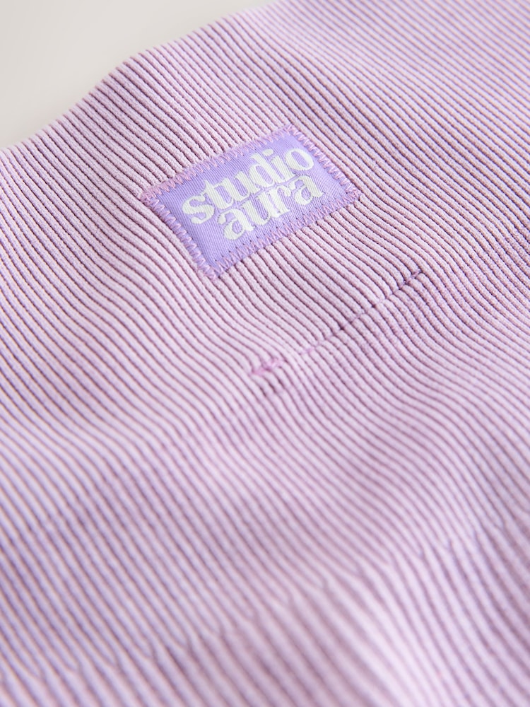 بنفسجي فاتح - بنطلون ضيق سلس مضلع بخصر مرتفع (3-16 سنة) - صورة 8 من 8 بنفسجي فاتح - بنطلون ضيق سلس مضلع بخصر مرتفع (3-16 سنة) - صورة 8 من 8