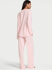Victoria's Secret Angel Pink Modal Bow Long Pyjamas Set - Image 2 of 3