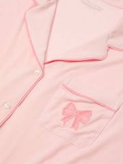 Victoria's Secret Angel Pink Modal Bow Long Pyjamas Set - Image 3 of 3