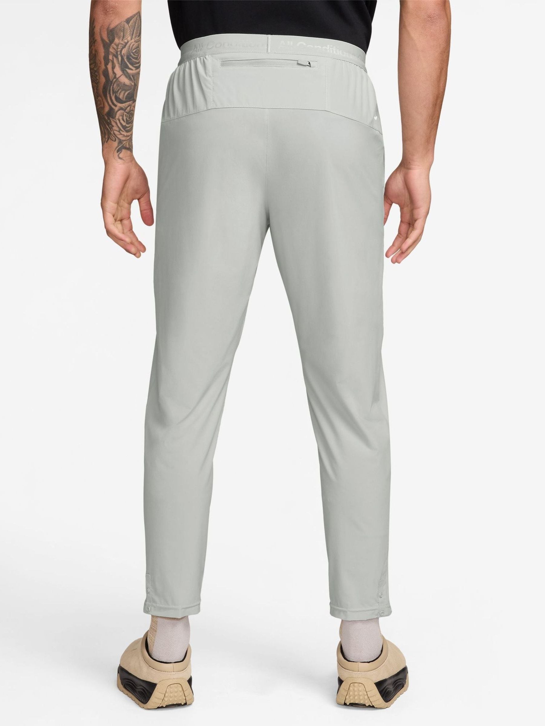 slim grey nike joggers