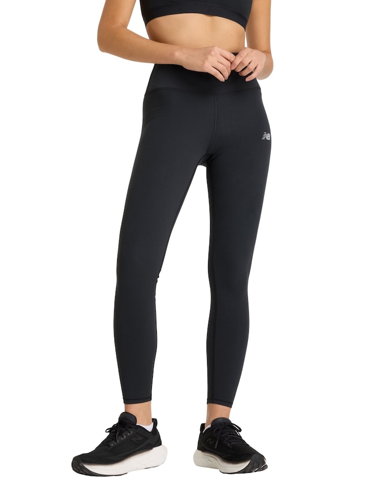 New Balance Black Harmony High Rise 27inch Leggings - Image 1 of 8