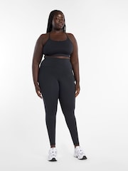New Balance Black Harmony High Rise 27inch Leggings - Image 5 of 8
