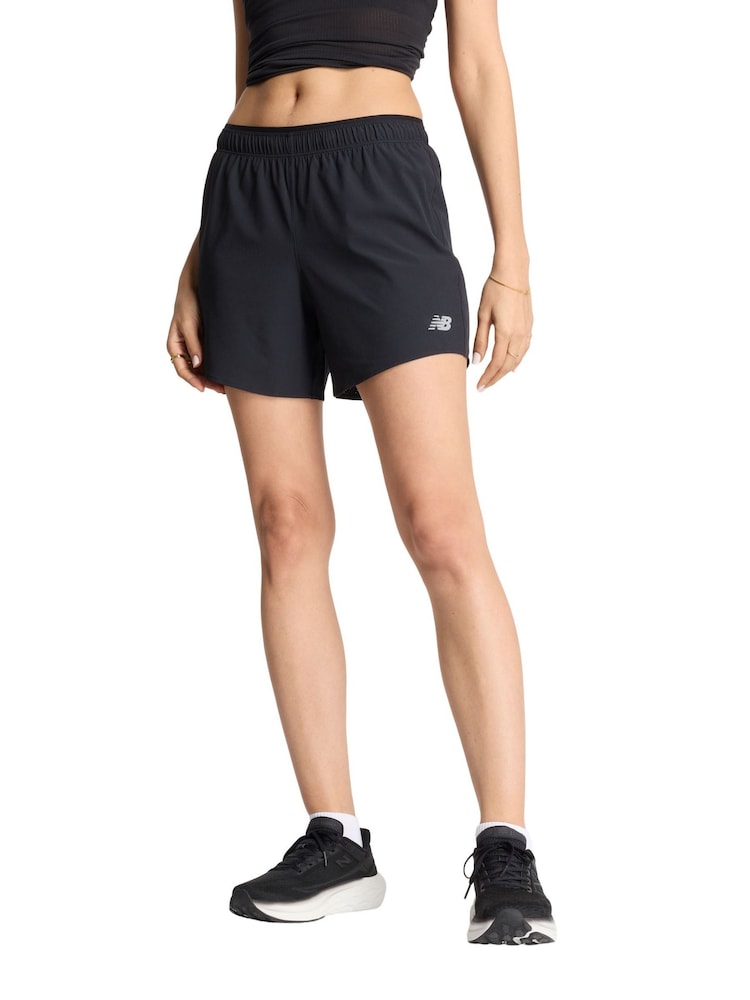 New Balance Black RC 5inch Shorts - Image 1 of 8