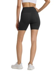 New Balance Black Harmoney 6inch High Rise Shorts - Image 2 of 3