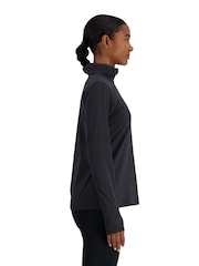 New Balance Black Essentials Space Dye 1/4 Zip Top - Image 6 of 6