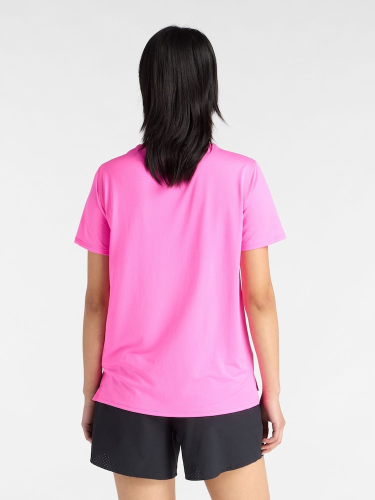 New Balance Pink Sports Essential T-Shirt - Image 2 of 6