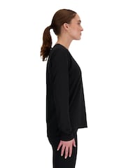 New Balance Black Sports Essential Long Sleeve T-Shirt - Image 3 of 4