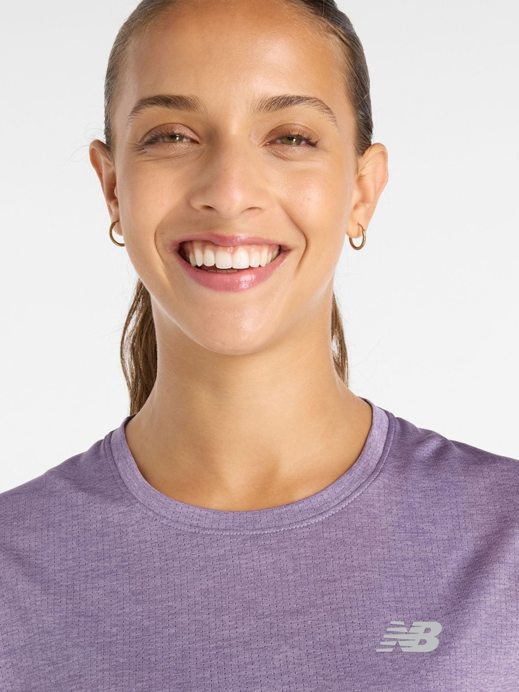 Violetti - New Balance Atheltics -t-paita - Kuva 7 / 7