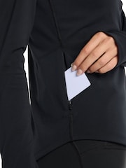 New Balance Black Harmony Half Zip Top - Image 6 of 6