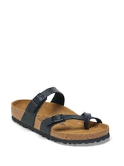 Negru - Sandale Birkenstock Mayari Birko Flor - Imaginea 3 din 6