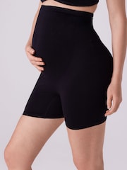 Black/Pink Short Maternity Short Knickers 2 Pack - Image 3 of 10