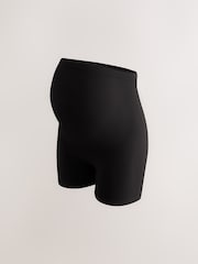 Black/Pink Short Maternity Short Knickers 2 Pack - Image 6 of 10