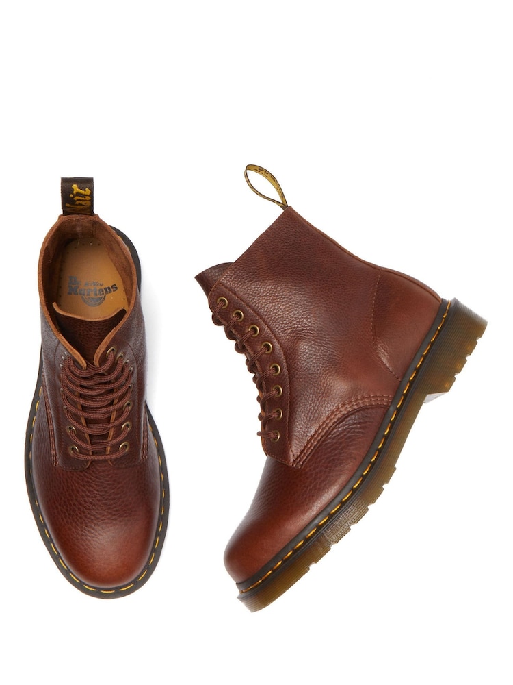 Almost new Dr. Marten Pascal redbrown leather lace up boots Men’s 11. Dr. Martens 1460 Pascal Genuine Leather Boots Red/Brown 24993257 main image 4
