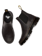 Dr. Martens Grey Embury Saddleback Shoes - Image 3 of 4