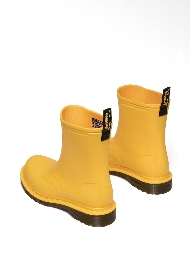 Dr. Martens Yellow 1460 Rain Dms Pvc Shoes - Image 2 of 4