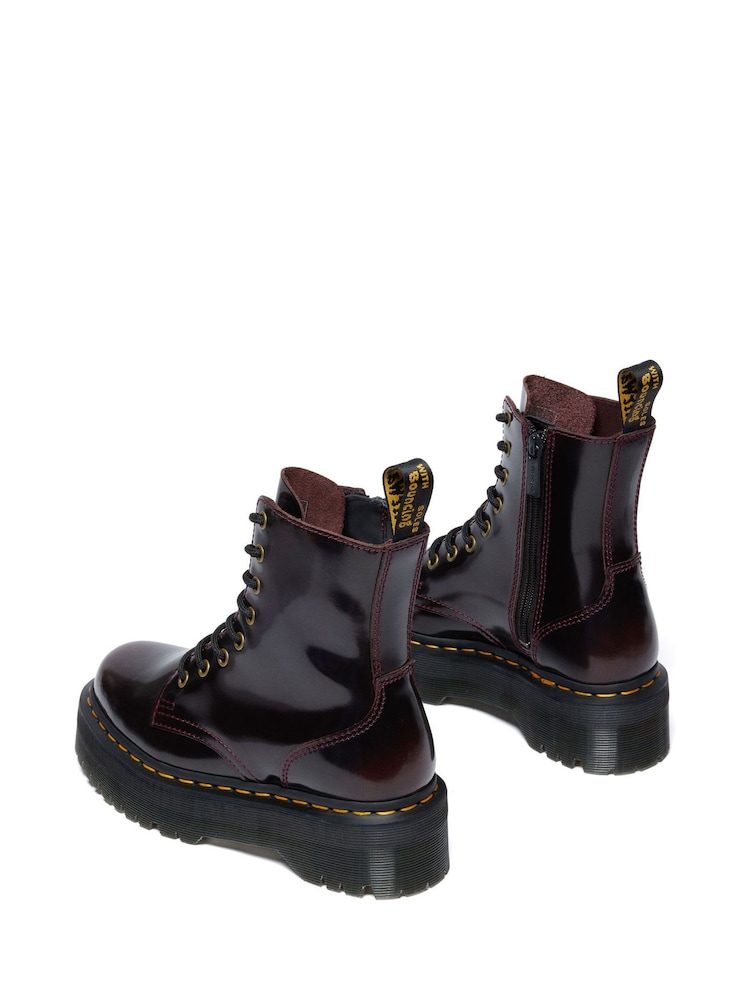 Dr. Martens Red Jadon Arcadia Boots - Image 2 of 4