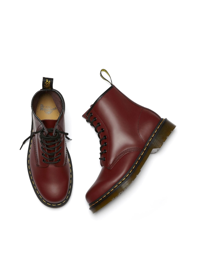 Dr. Martens Red 1460 Smooth Shoes - Image 2 of 4 Dr. Martens Red 1460 Smooth Shoes - Image 2 of 4