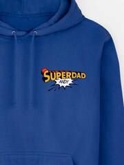 Personalised Mens Superdad Hoodie by Stitch Style - Image 3 of 4