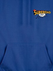 Personalised Mens Superdad Hoodie by Stitch Style - Image 4 of 4