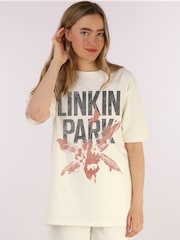 Supacult Natural Linkin Park Soldiers Music T-Shirt - Image 1 of 3