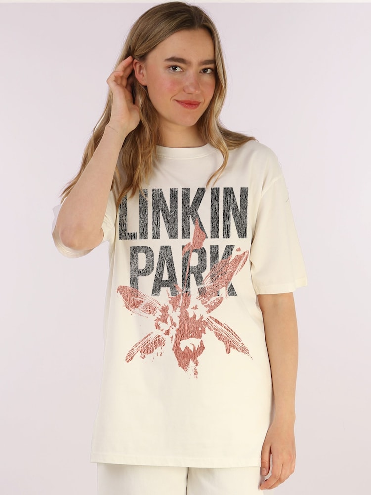 Supacult Natural Linkin Park Soldiers Music T-Shirt - Image 1 of 3
