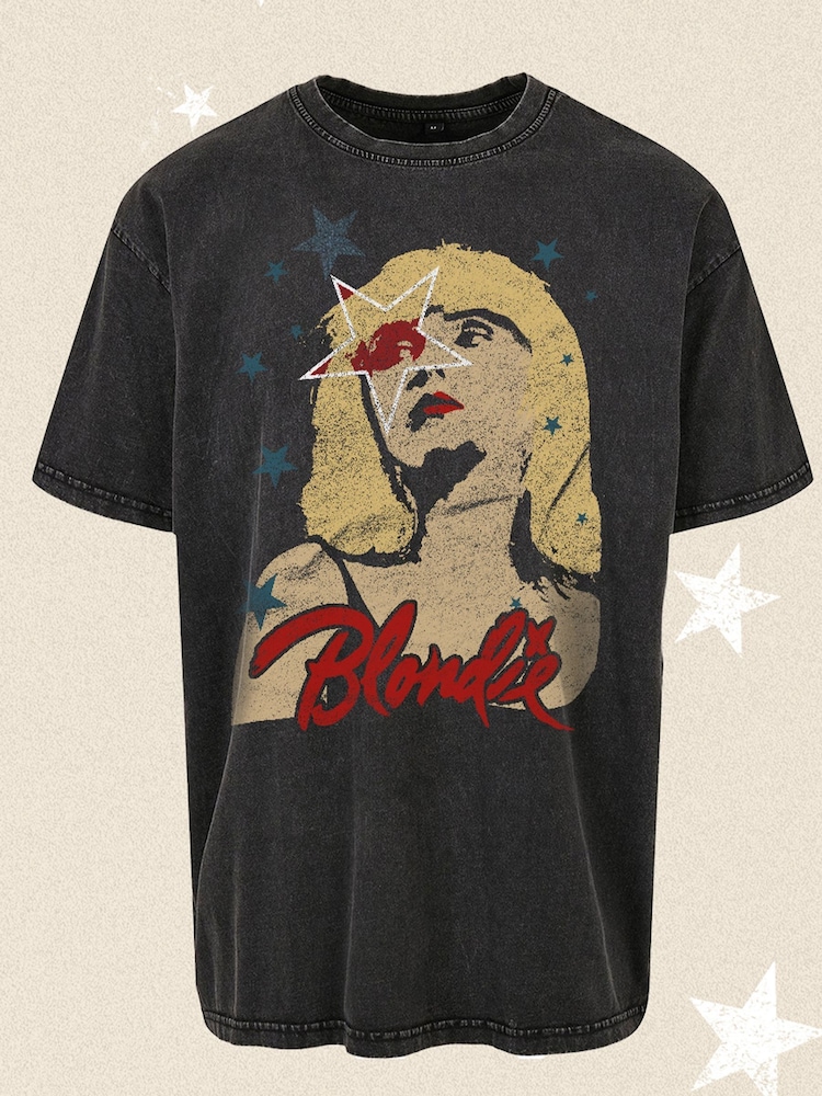 Supacult Black Blondie Star Music T-Shirt - Image 3 of 3