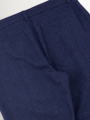 Folk Blue Navy Melange Wool Assembly Suit Trousers - Image 10 of 11