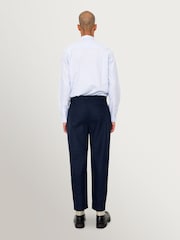 Folk Blue Navy Melange Wool Assembly Suit Trousers - Image 4 of 11