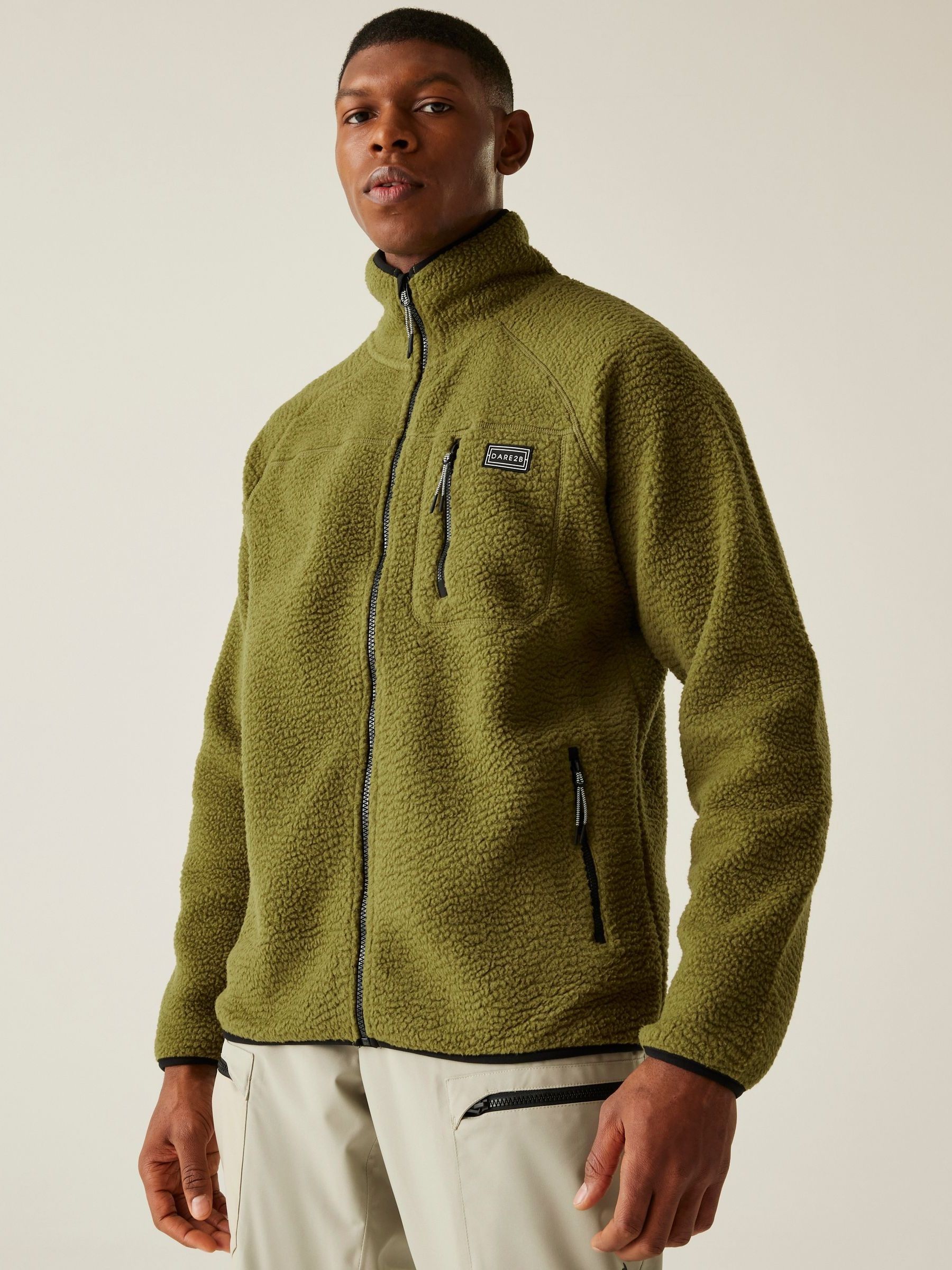 Dare 2B Men's Camber Fleece - Green Xxxl - Image 5